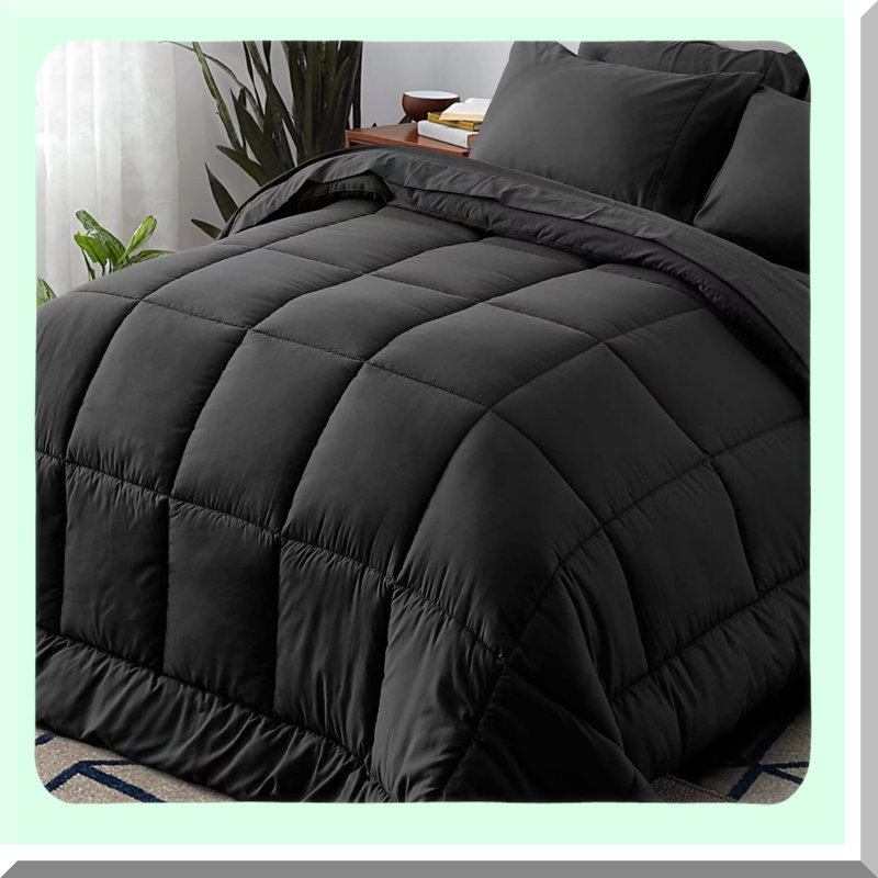 CozyDreams Comforter Set - 3 Piece Bed in a Bag, Wrinkle and Fade Resistant Bedding Set, Luxurious and Comfortable