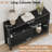 Aust 47.36'' Farmhouse 2-Tier Console Table with Drawers, Wooden Sofa Table for Living Room, Entryway, Hallway-105837624