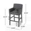 Ensemble de 2 tabourets de comptoir rembourrés de 30,5 pouces-118615478-118615482