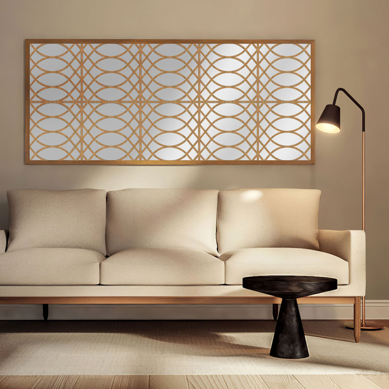 Panneaux muraux décoratifs en bois Montrose, Noyer, H 15 3/8 po x l 15 3/8 po x P 3/8 po