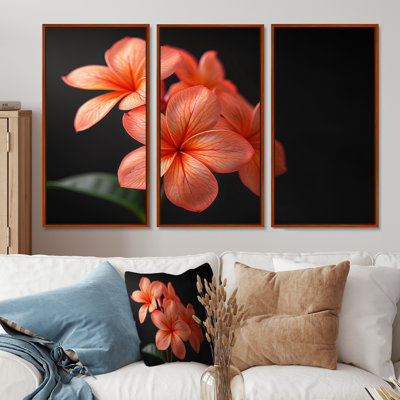 Ensemble de décoration murale Kinsumer - Plumeria