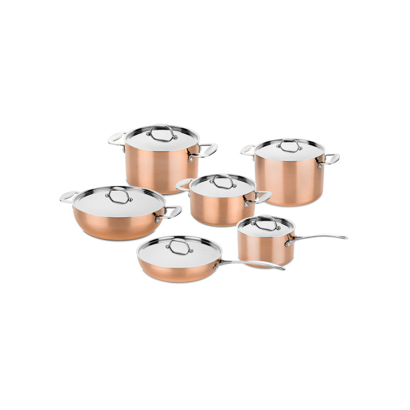 Ensemble de cuisine avec boîte-cadeau Toscana, 12 pièces, cuivre