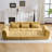 Space-saving Modular Sectionals, Yellow Foam Sofa For Modern Living Spaces