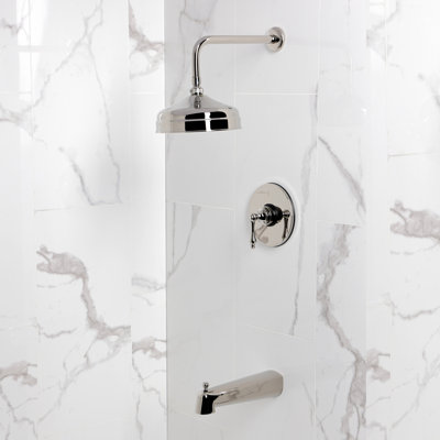 Kingston Brass Single-Handle Pressure Balanced Tub and Shower Faucet