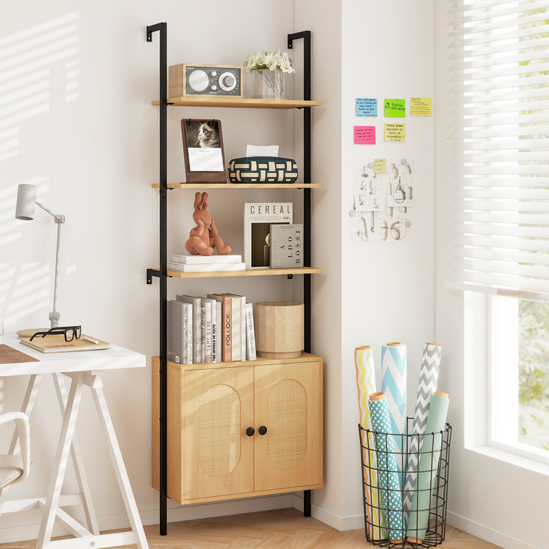 184cm H x 60cm W Metal Bookcase