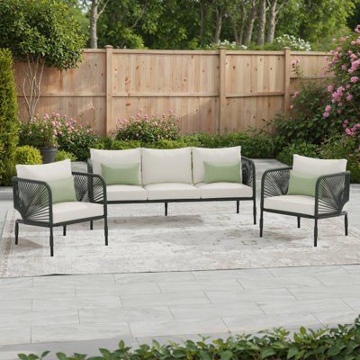 5 - Person Outdoor Seating Group With Cushions
