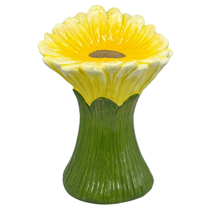 Tabouret de jardin jaune 24 po