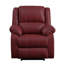 Fauteuil inclinable berçant synthétique en cuir synthétique Zuriel