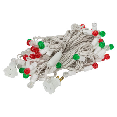 Single Mold G12 Berry LED Christmas light set 6"Sp 25'L