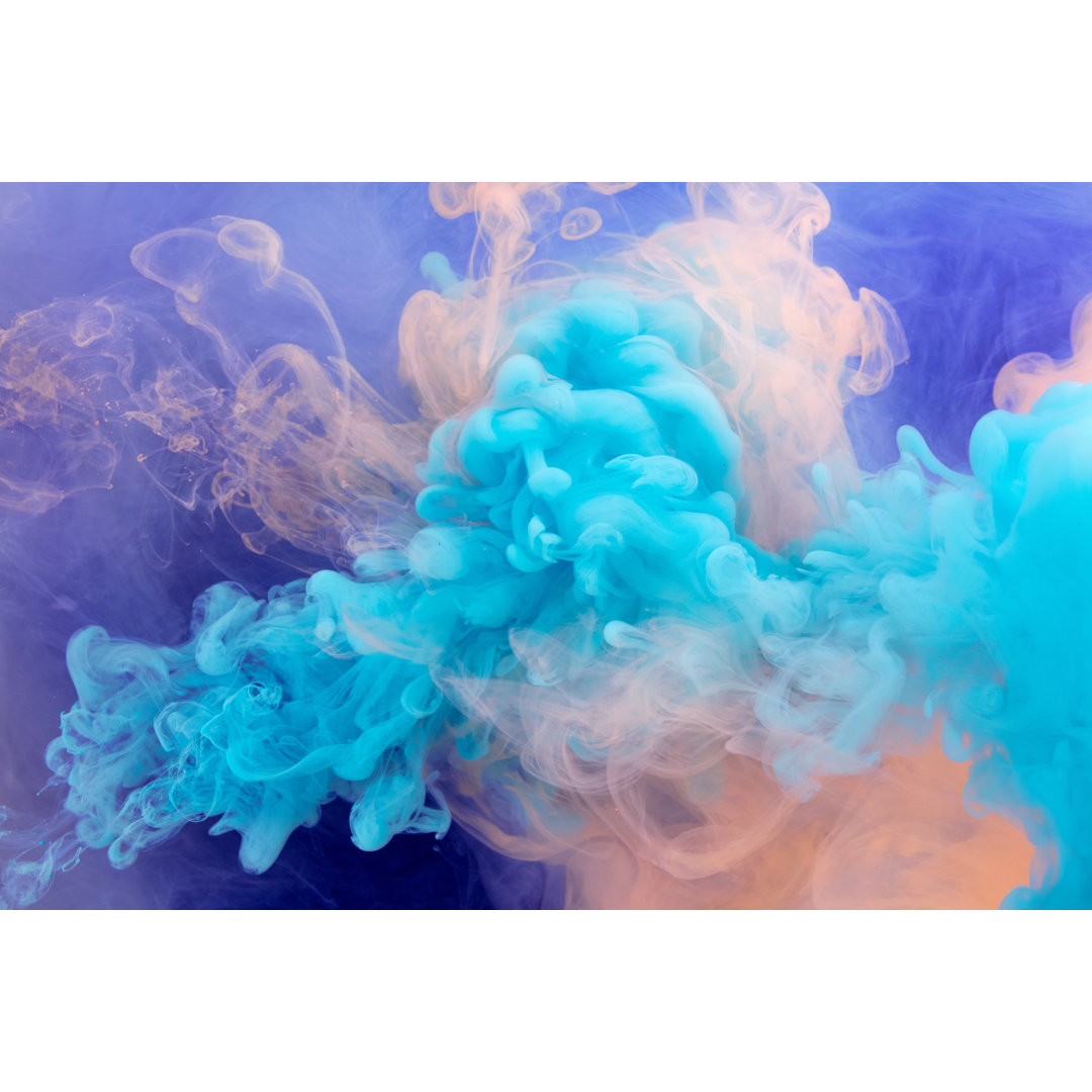 Acrylic Colors And Ink In Water by LuckyBusiness - Wrapped Canvas Painting