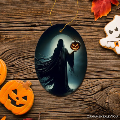 Ornement horreur, citrouille d'Halloween