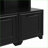 Coat Racks Set of 2, French Retro 3-in-1 Hall Tree with Bench &amp; Drawers | Black | MDF-2002065409