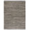 Tapis denim / coton tissé à la main Dinvers en vert foncé / noir / brun
