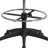 Archimedes Mid-Back Swivel Office Chair with Foot Ring and Flip-Up Arms