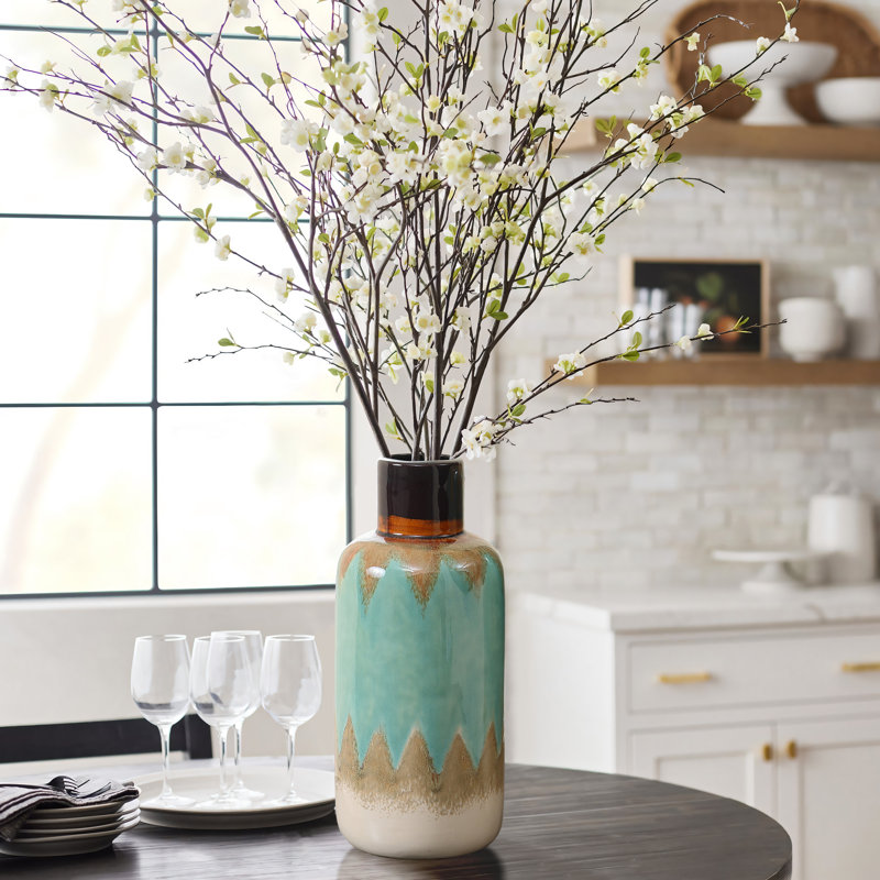 Vase en céramique 12,2 "H, H 12,2 po x l 5,31 po x P 5,31 po