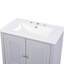  Ensemble de meuble-lavabo pour salle de bain avec lavabo double, deux armoires avec organisateurs de porte et deux tiroirs, gris-1648126447