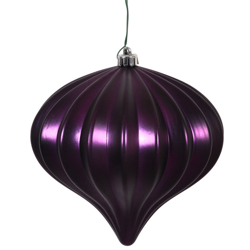 Ornement de Noël 5,7 po UV, Prune