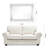 Neomi Glass Frame Rectangle Wall Mirror