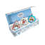 2'' Handmade Glass Holiday Shaped Ornament