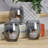 Elements Glass Tabletop Votive Holder Set