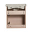 Petit meuble-lavabo avec lavabo, meuble-lavabo et lavabo