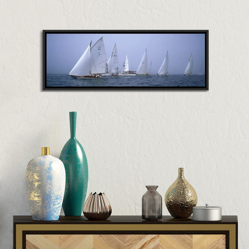 Reproduction de photo sur toile, H 12 po x l 36 po x P 1,5 po, Cadre noir