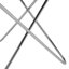 Krista Glass Top Cross Legs End Table-37718435