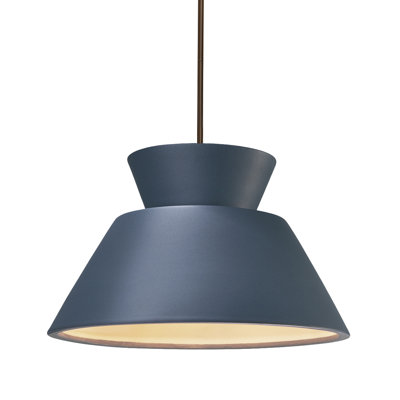 Luminaire suspendu géométrique à 1 lumière Logan