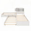 Structure de lit simple en L avec couchette et tiroir en forme de L-1663176023