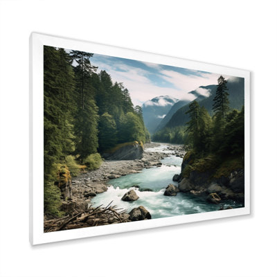 «Washington Mount Rainier National Park III - Washington», art mural encadré