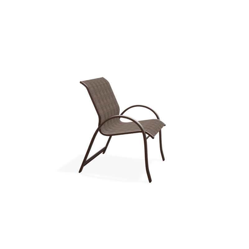 Aruba 1 Outdoor Dining Armchair, Kona