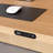 Black Rectangular Manufactured Wood Standing desk-881850597