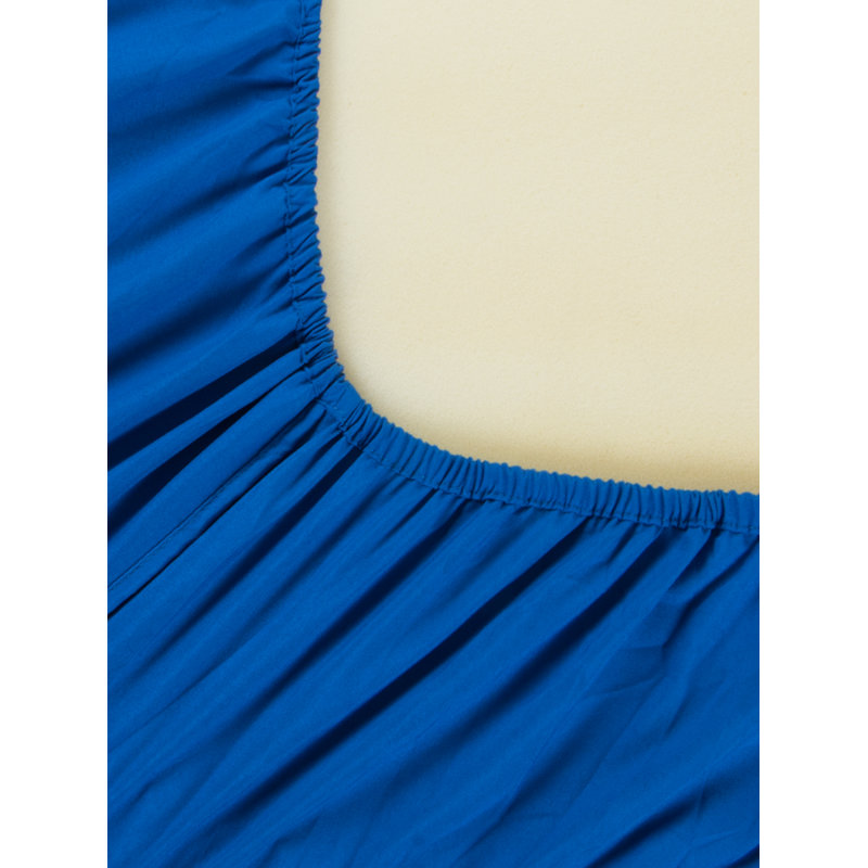 Microfiber Fitted Sheet, Royal Blue, Twin XL