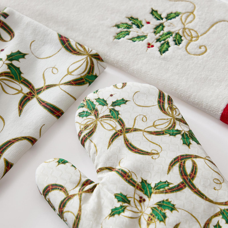 Coffret-cadeau de cuisine Lenox Holiday Nouveau 5 pièces, multicolore