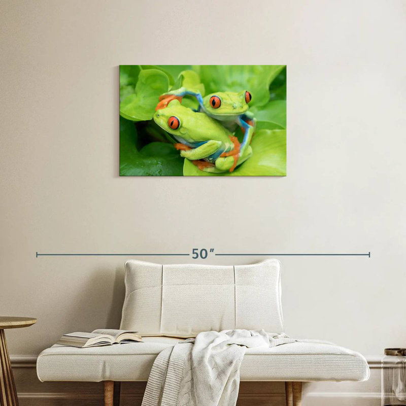 Frogs In An Embrace, 20" H x 30" W