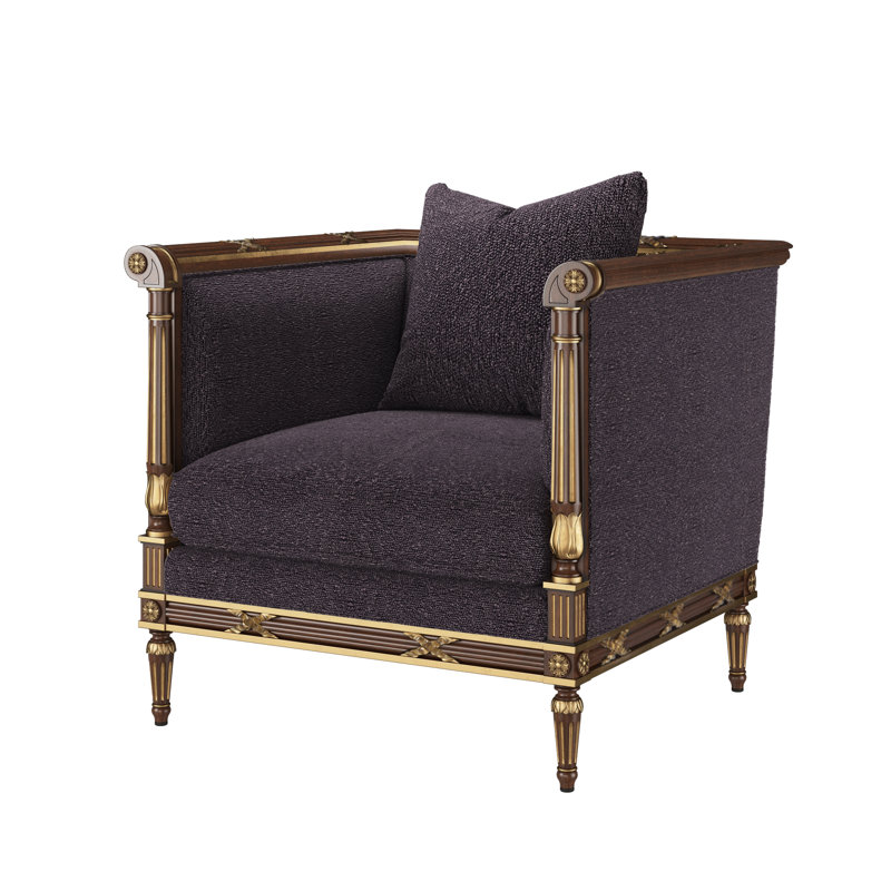 Fauteuil d'appoint The Regent's visit, Synergy avoine (tissu performance) 1142-01