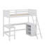 Lit mezzanine simple avec tablettes et bureau-1495502023