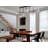 7-light Clear Glass Globe Linear Chandelier