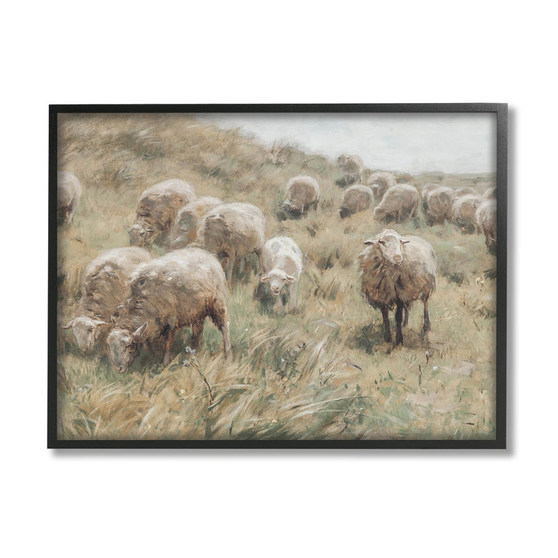 Art de giclée champêtre, Giclée encadrée noir minuit, H 11 po x l 14 po x P 1,5 po