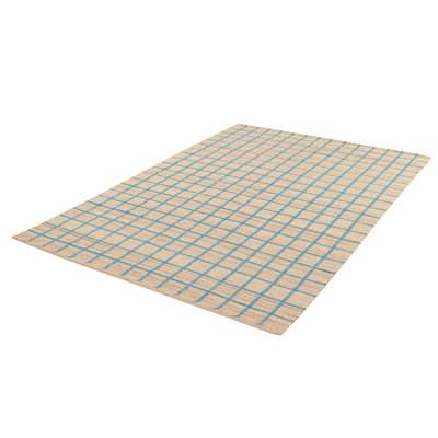 Chequered Hand Woven Area Rug
