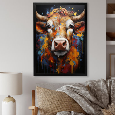 Popart Urban Cow II sur toile