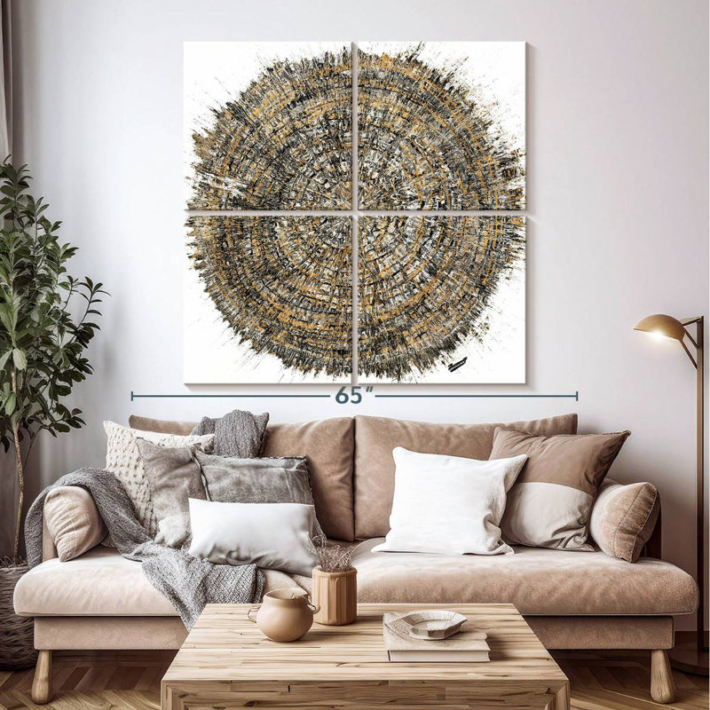 Avery Mysterious Tree Ring, 50" H x 50" W