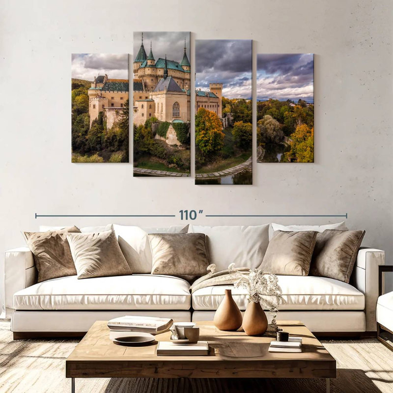 Lilie Bojnice Medieval Castle, 54" H x 84" W