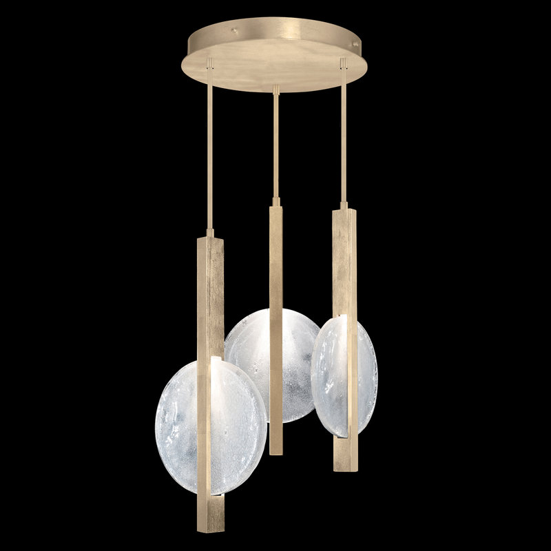 Luminaire suspendu 16 po Selene, Doré clair