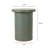 Patio Round Cement Side Table