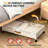 Under Bed Storage Containers with Wheels, Rolling Storage Drawers for Clothes, Blankets, and Toys, 2 Pack (White)-408044406