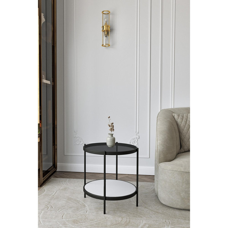 Table d'appoint, Blanc, Fumée