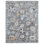 Timeless Fusion Wool Floral Area Rug in Gray