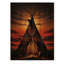 " Orange Native Tipi Embracing Tradition III "-336572354