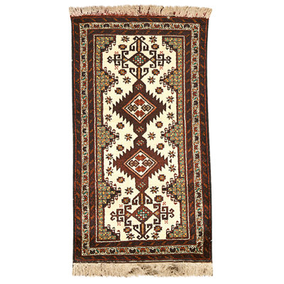 High-Quality Hand-Knotted Ivory And Multi Area Rug